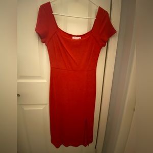 All In Favor Res Ribbed Square Neck Dress, size Medium. Worn once.
